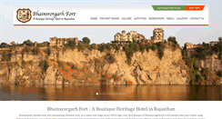Desktop Screenshot of bhainsrorgarh.com